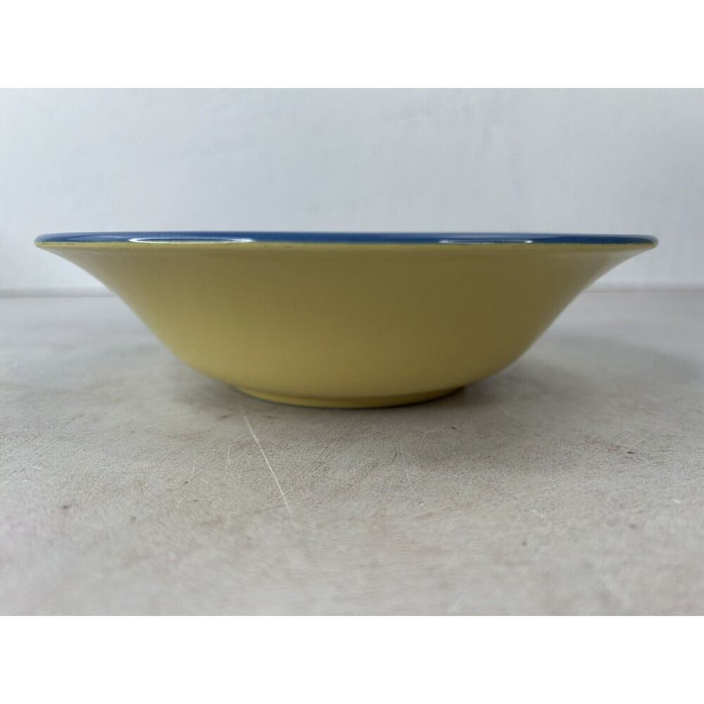 Vintage Yellow And Blue Market square Color stones Japan Bowl